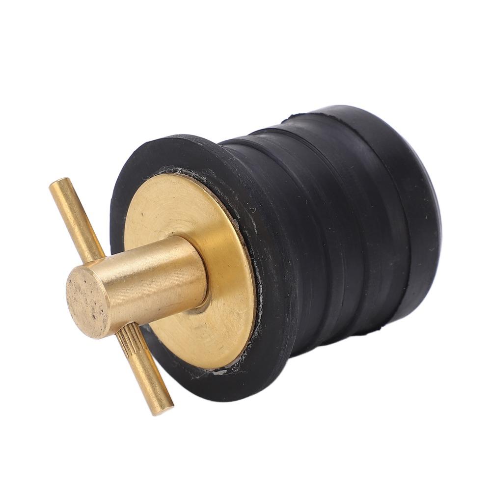 Rubber Seal Drain Plug Brass Material Brass Drain Plug Marine Drain Plug Watercraft Maintenance