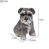 Simulated Dog Model Creative Resin Dog Sculpture Decoration Bedroom Desktop Decoration Home Decoration Accessories Birthday Gift
