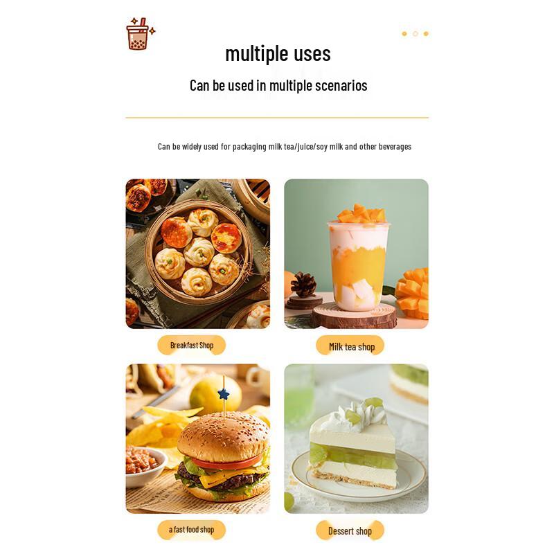 Einweg-Doppelbecher-Tragetasche aus Kunststoff