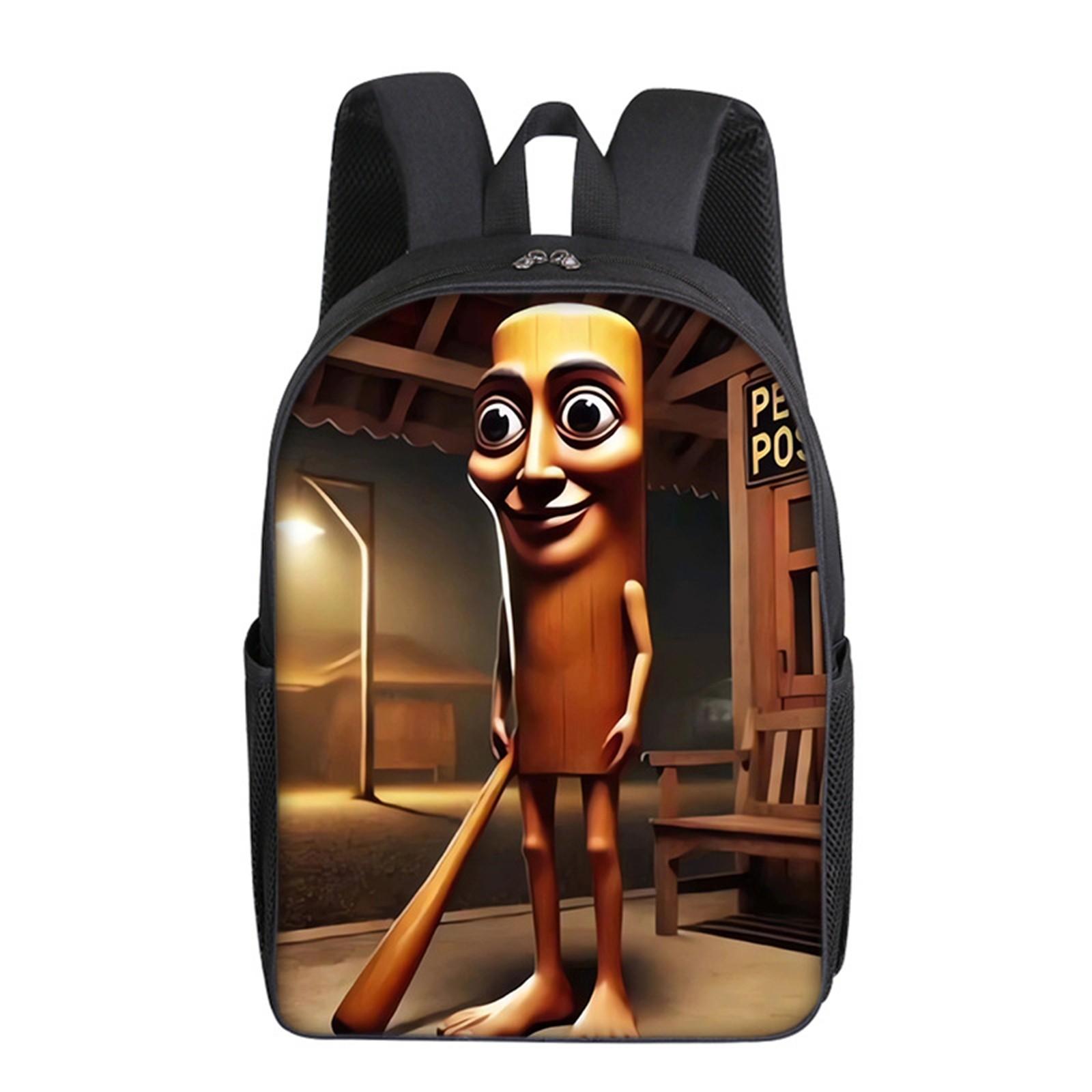 

Повседневная сумка через плечо с рисунком из мультфильма для учеников младших классов средней школы, рюкзаки большой вместимости One Size