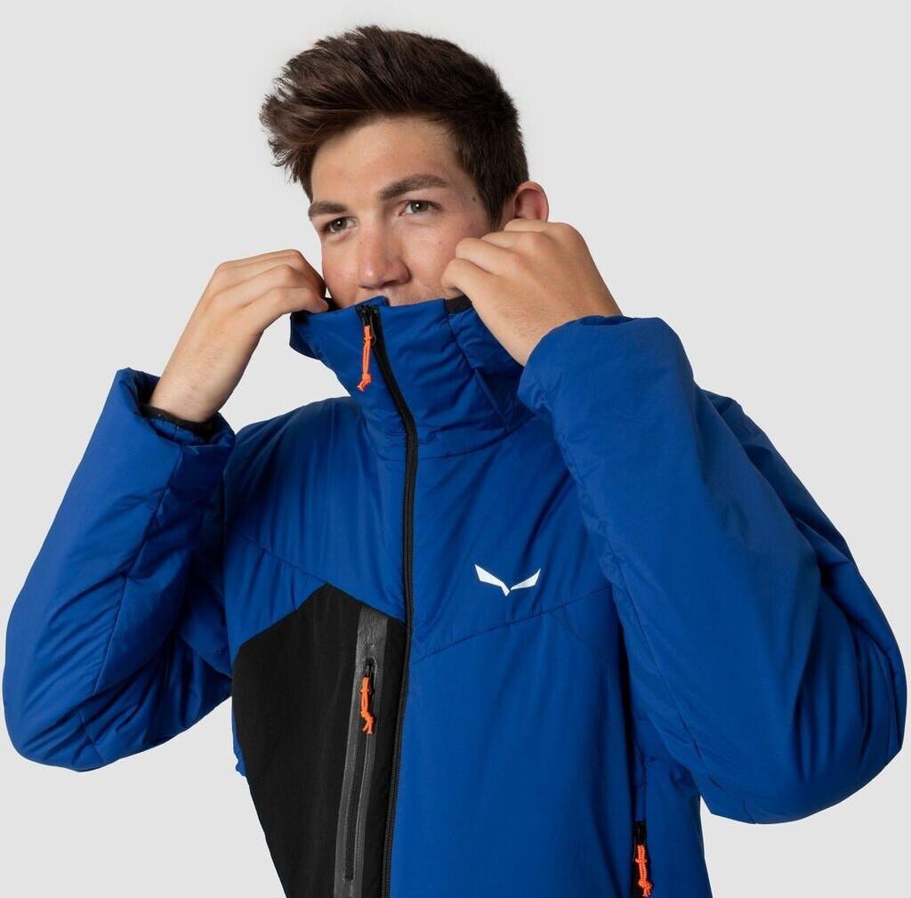 Jacket Salewa Ortles Tirolwool Responsive Stretch Hooded Jacket Men Blue Electric