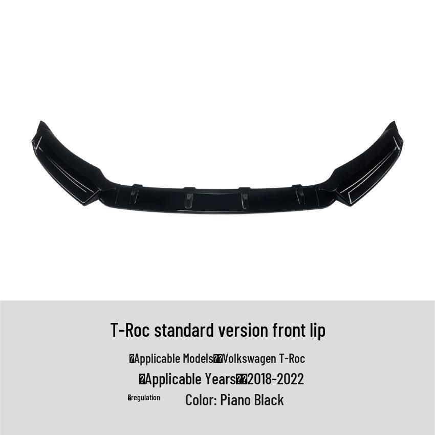 Volkswagen T-Roc 2018-2022 Front Lip Spoiler Accessory