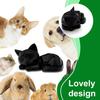 3D-gedruckte Katzenfigur Minimalistische schlafende Desktop-Haustier für Zuhause Katzenornament Büroschreibtisch Auto