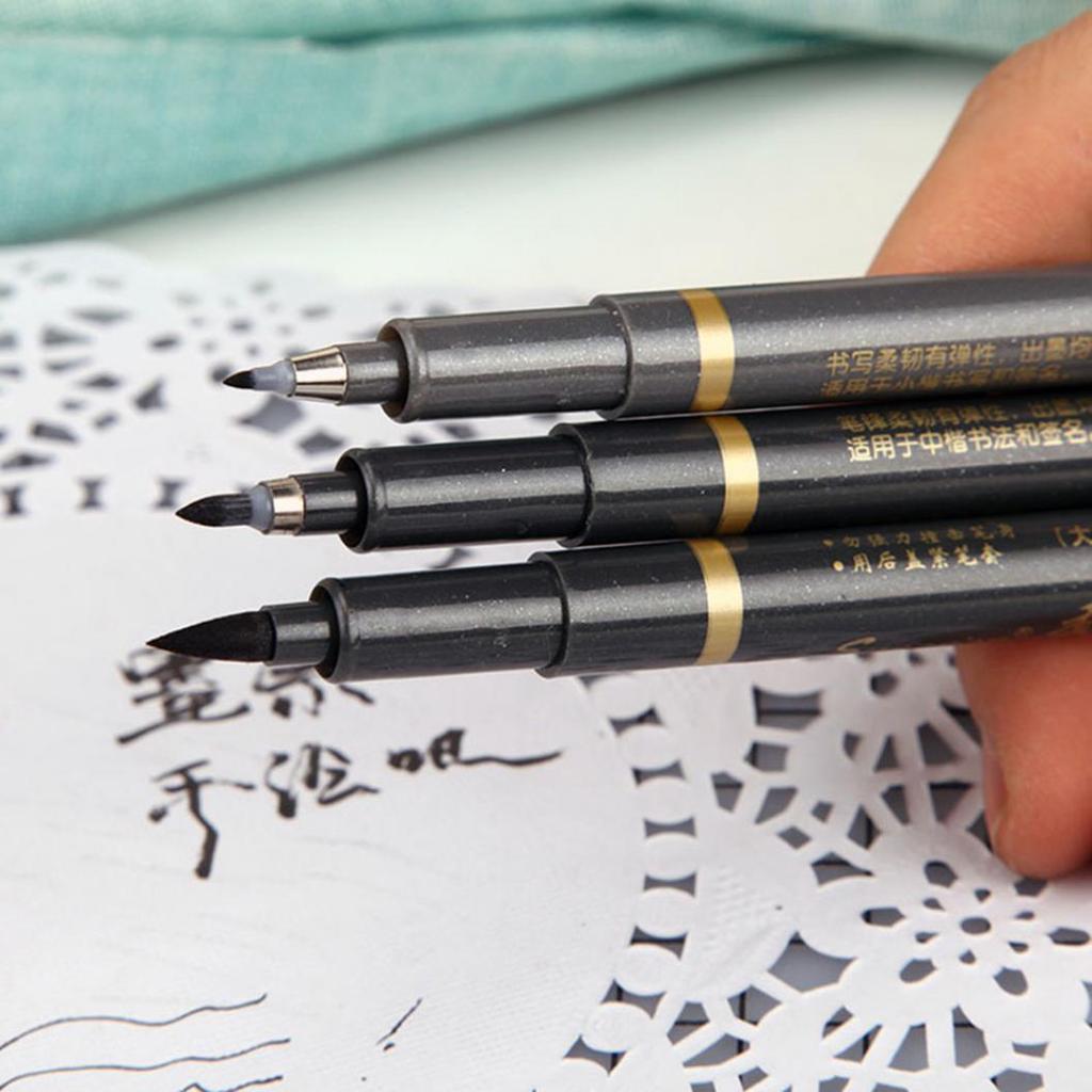 1 Set Ink Pen Chinese Japanese Calligraphy Brush Writing Drawing Tool Craft Art Markers for School Canvas Stationery Christmas Gift 1 Set Ink Pen Chinese Japanese Calligraphy Brush Writing Drawing Tool Craft Art Markers for School Canvas Stationery Christmas Gift
