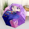 1 Stück Chibi Manga Mädchen Outdoor-Regenschirm - Automatisches Öffnen/Schließen, Tragbares 3-fach faltbares Design mit Eisenrahmen - Perfektes Geschenk für Fans, Reisende, Täglichen Gebrauch