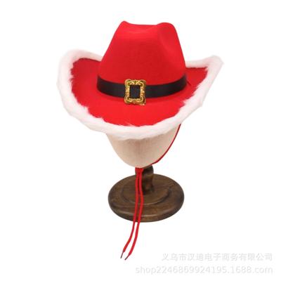 Stage Performance Stage Manufacturers Wholesale Top Hats European And American Festivals Christmas High Top Warped Edge Cowboy Hats Simple Prop Hats
