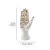 Handorakel Hand Statue, Harz Sammlerfigur, Mystische Hand Skulptur mit Handorakel Diagrammen für Regal Tisch Schreibtisch Dekorationen
