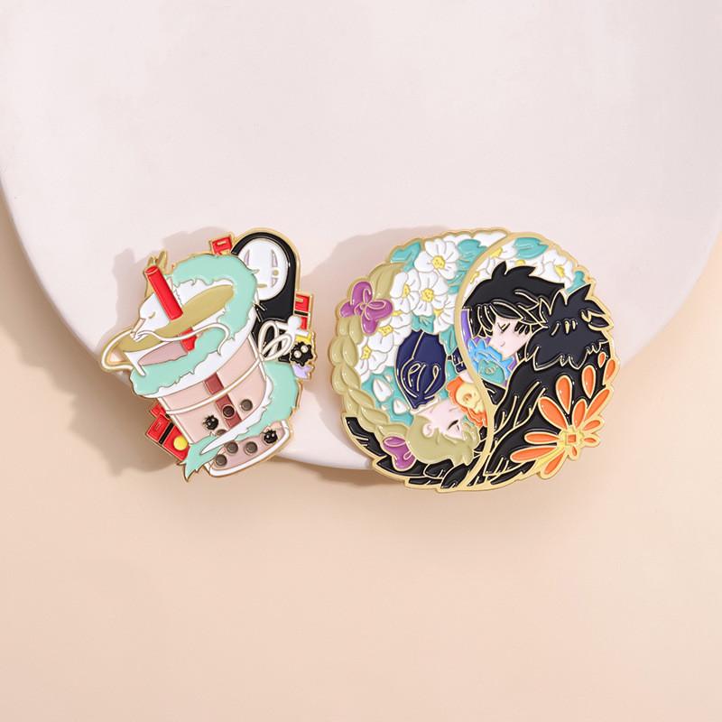 Creative Anime Cartoon Brooch Unique Design Fashion Accessory For Bags And Clothing