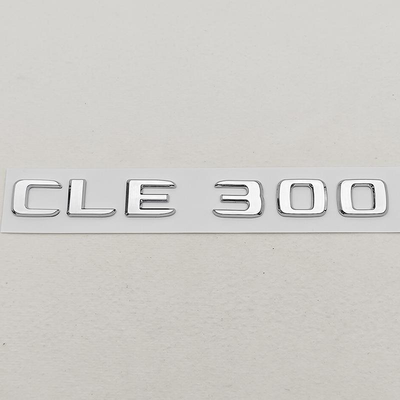 3D ABS Car Letters Logo CLE200 CLE260 CLE300 CLE450 Badge Rear Trunk Emblem Decals For Mercedes Benz CLE Class Auto Tail Marking
