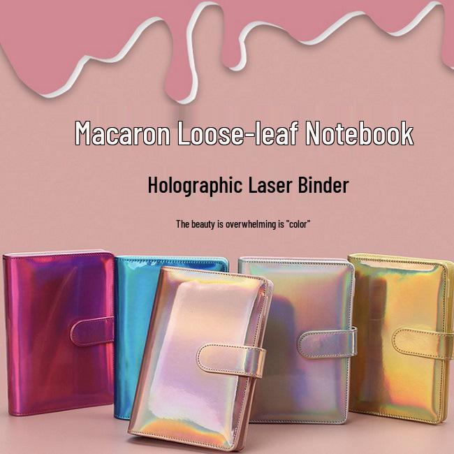 Koreanischer frischer Stil A5/A6 Macaron Loseblatt-Notizbuch