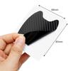 Universal Carbon Fiber Car Door Handle Protector Film Anti Scratch Vinyl Sticker for Auto Exterior Accessories
