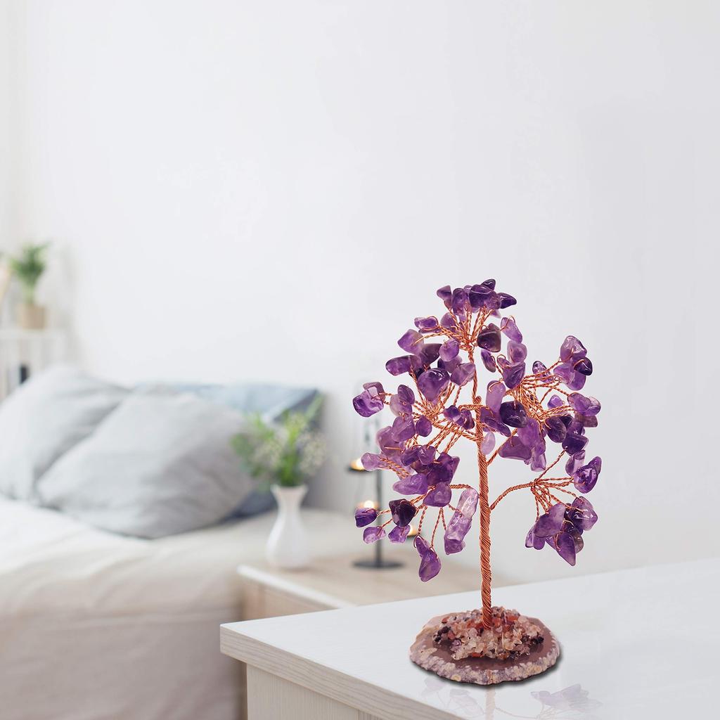 Mina Heal Naturstein Kraftstein Baum Geschäftserfolg Finanzglück Herzheilung Glücksstein Feng Shui Artikel für Wohnzimmer Schlafzimmer Einrichtung