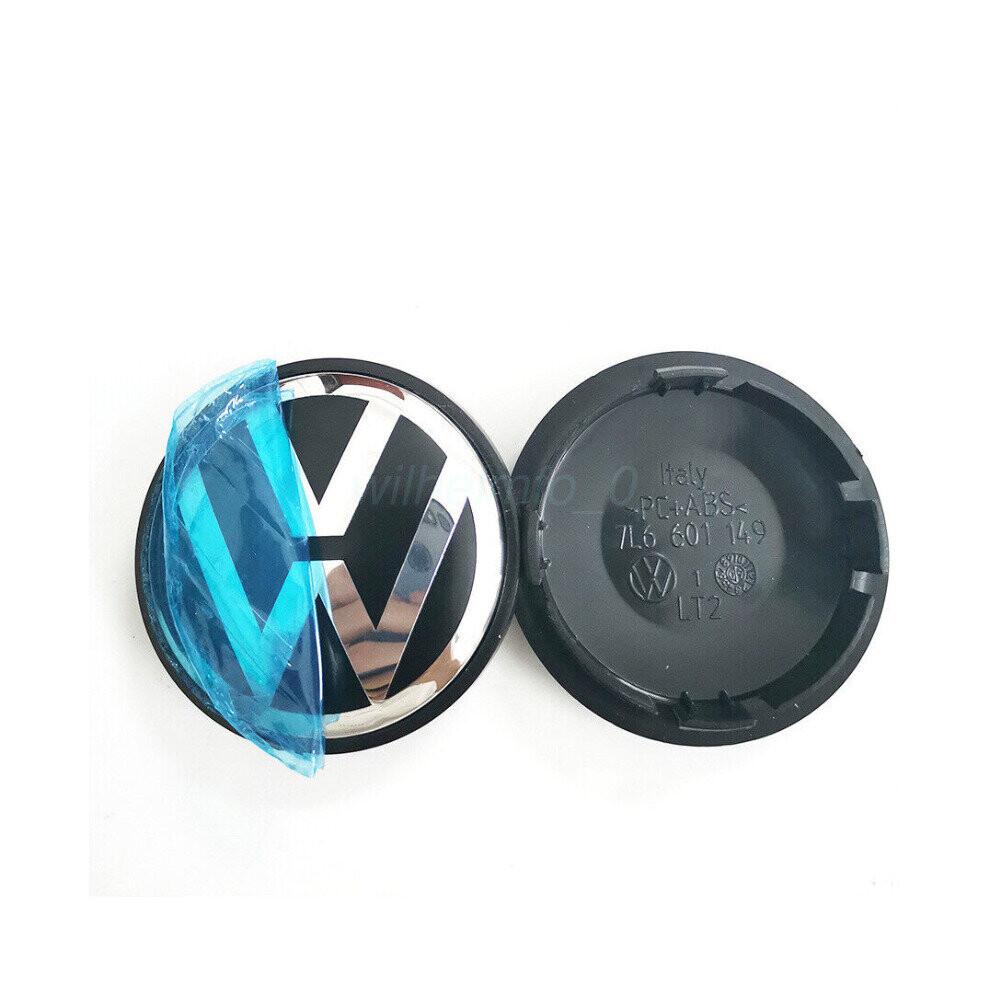 4 peças de Calotas Centrais de Roda VW 76mm Para Touareg Antigo