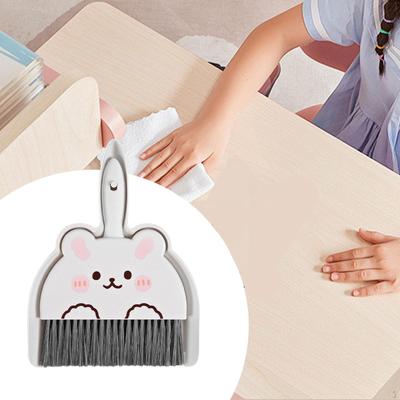 Children Cleaning Broom Dustpan Set Miniature Sweeping House Tool Toy Pretend Housekeeping Play