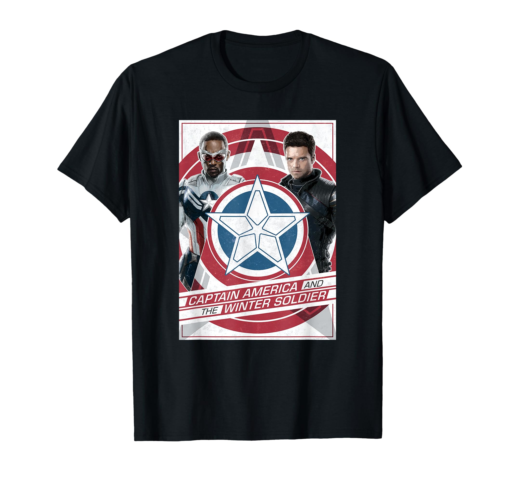 

Marvel Captain America and the Winter Soldier Sam and Bucky T-Shirt