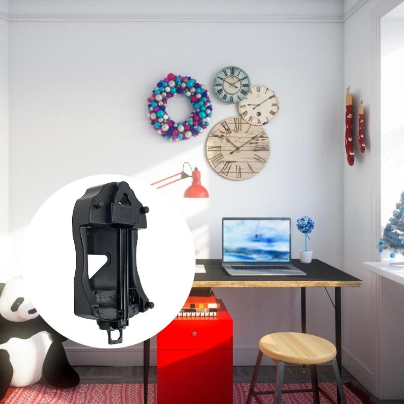 Quartzs DIY Drives Unit Black Pendulum Clock Movement Empty Case Without Mechanism for Home Decors and Craft Projects