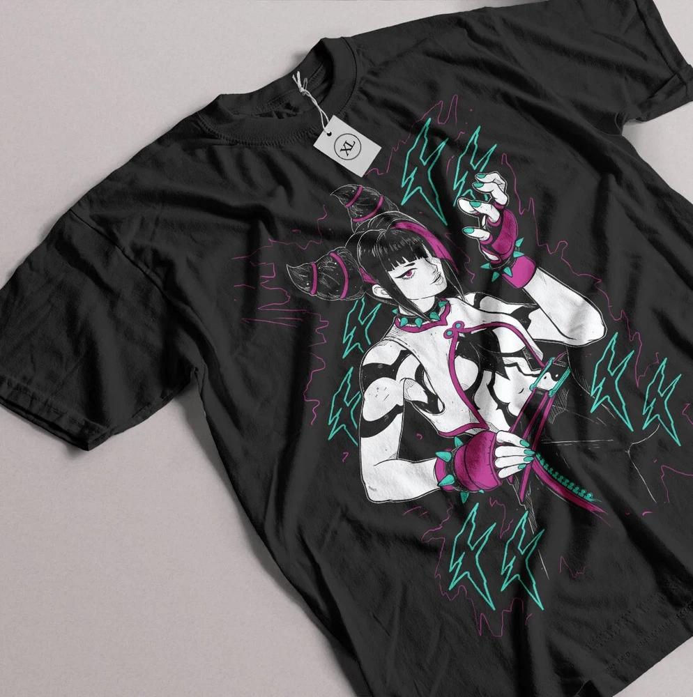 Juri Essential Tshirt Street Fighter Funny Black Unisex S