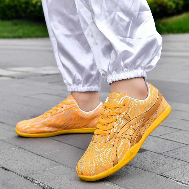 Parent-child tai chi shoes outdoor training shoes spring and autumn tai chi practice shoes martial arts morning exercise shoes beef tendon s