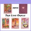 True Love Oracle English Card Game 36pcs Interactive Toy For All Ages Copperplate Paper Material