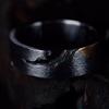 New Simple Atmosphere Ring Men's Creative Trend Retro Unique Handmade Open Ring Niche Street Birthday Party Couple Jewelry Gift