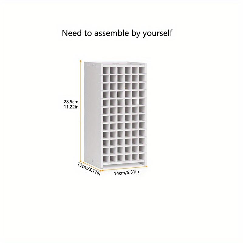 72/120 Slot 1pc High Capacity Marker Pen Holder with Detachable Dividers,suitable for Office&study Room&Art Drawing Marker Pen Storage.