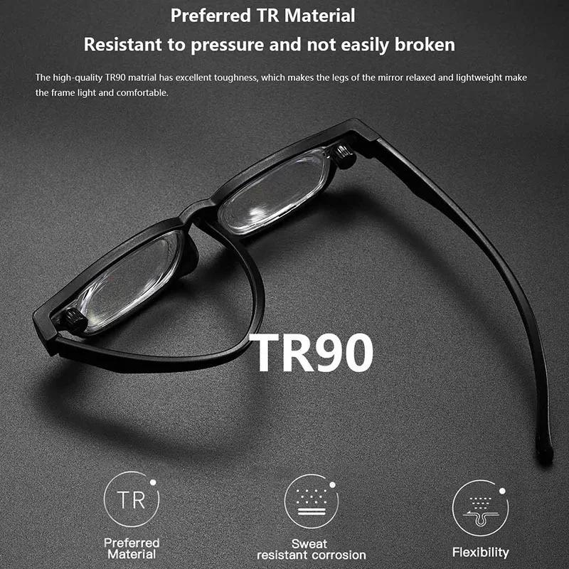 Rotatable Adjustable Focal Length Reading Glasses +50-+350 Comfortable Convenient High-end Eyewear