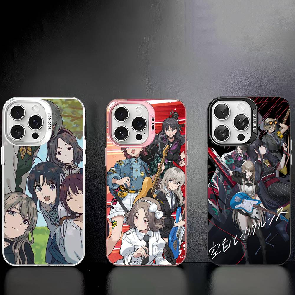 Music Anime Girls Band Cry Phone Case For IPhone 17 Air 16 15 14 13 12 11 Pro Max Color Hard Cover