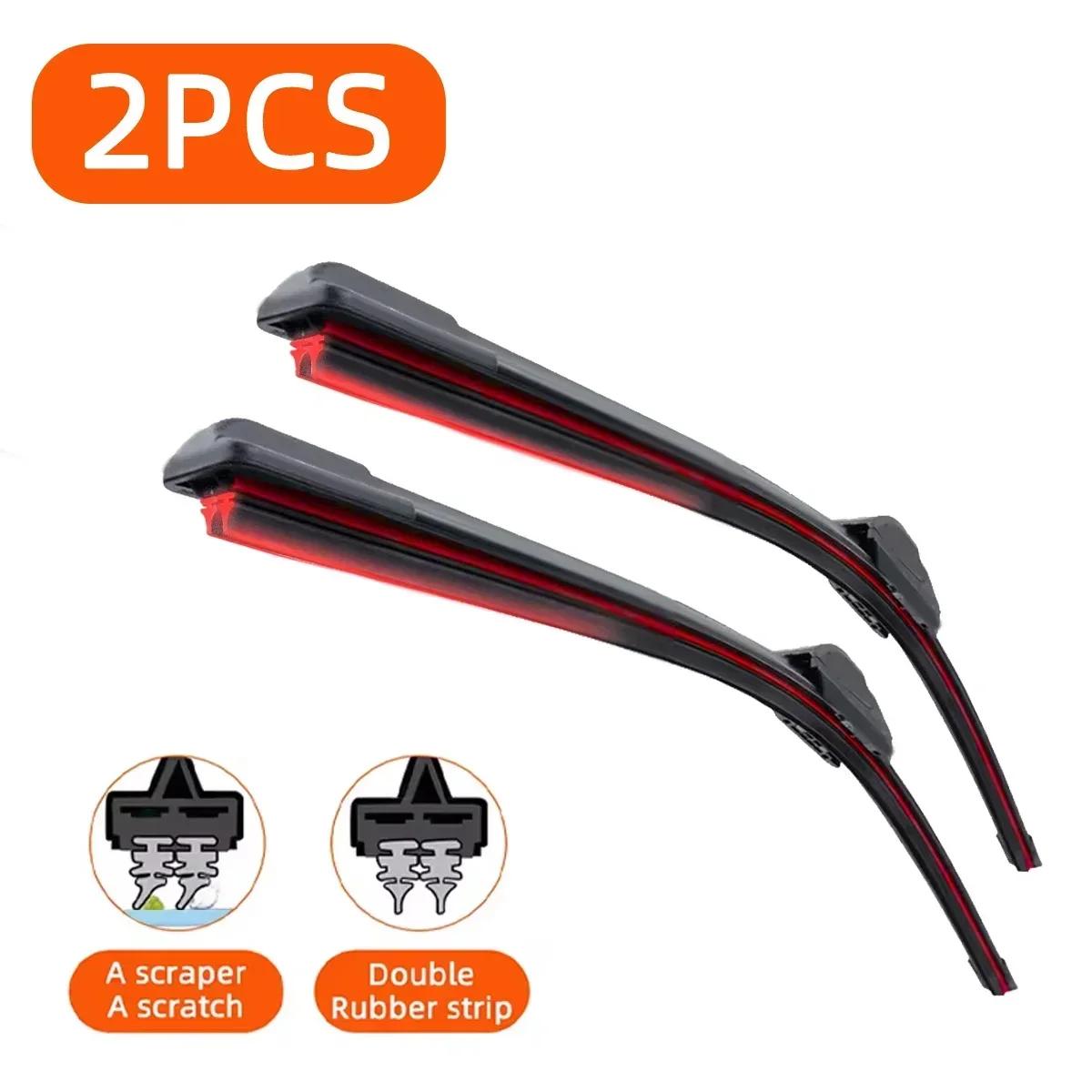 

Double Rubber Car Wipers for INFINITI G25 G35 Sedan G37 V36 Front Blade Brushes Cutter Accessorie Wiper Windscreen Wiper Parts G35 (2007-2014)