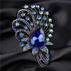 Hofstil Strass Kristall Brosche Weiblich Luxus Farbe Schwerindustrie Brosche Elegante Accessoires