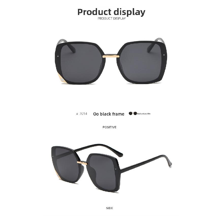 Fashionable Retro Sunglasses, Personalized Polarized Sunglasses for Women, UV400, Light Luxury