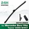 Heckscheibenwischerblätter, Premium Allwetter-Wischerblätter Ersatz für Mercedes Benz Vito Tourer V250 W447 2014-2023