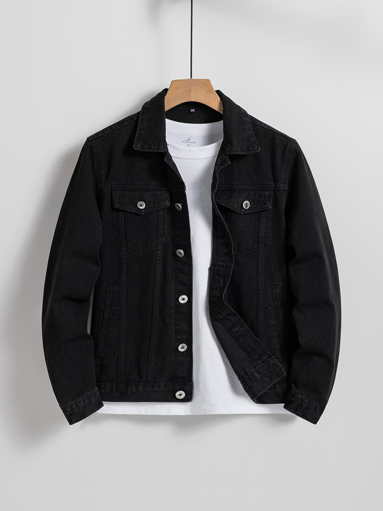 

Spring/Autumn Trendy Men s Denim Jacket - Casual Street Style Fashion M