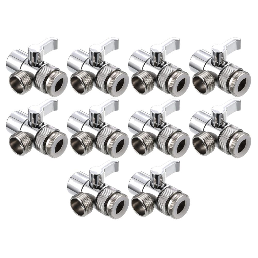3 Way Sink Splitter Diverter Valve Leak-Proof Faucet Connector Splitter Copper Faucets Water Separator for Shower/Sink/Washbasin