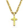Stainless Steel Cross Necklaces for Men Women Gold Silver Color Hip Hop Crucifix Man Necklace Jewelry collar hombre NZZZ1331S02