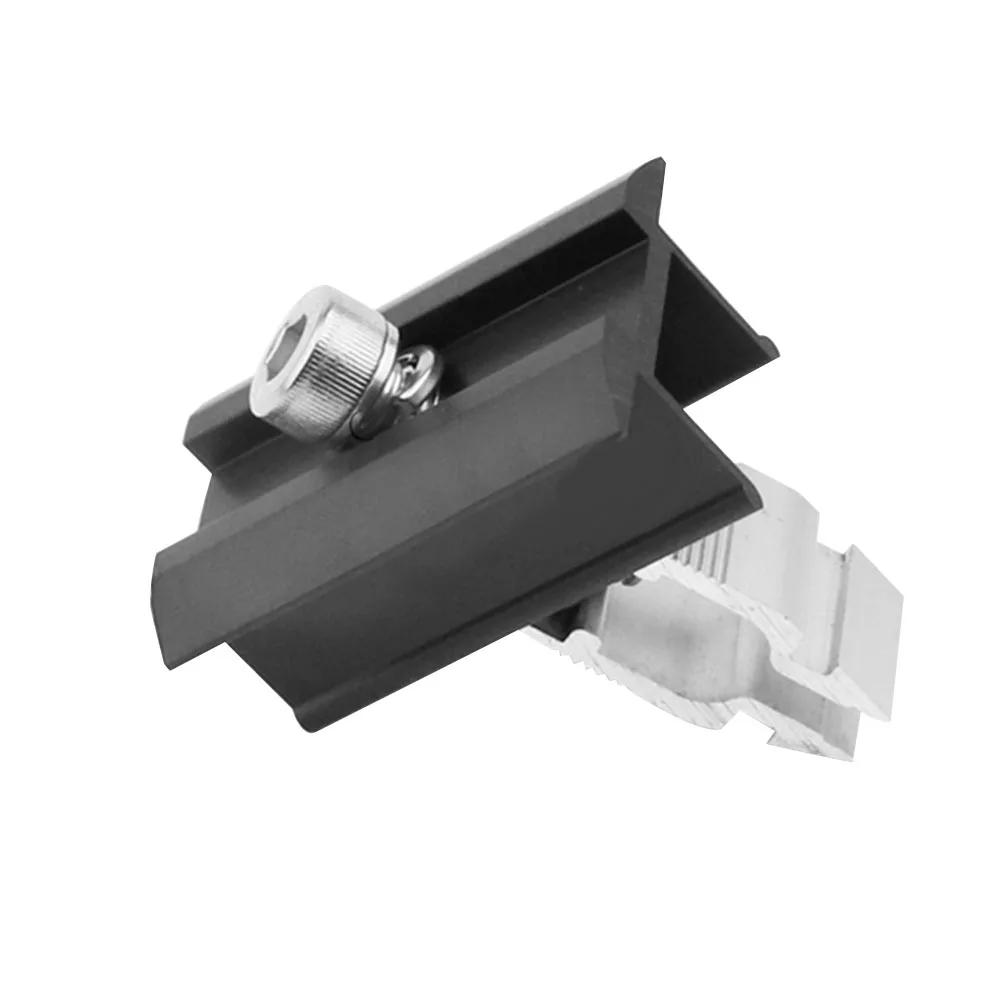 Solar Panel End Clamp Quick Solar Pv Module Fastening Clip Medle End Clamp For Fixing Solar Module Solar Bracket Mounting Clamps