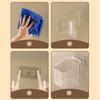 1 Pcs Kitchen Garlic Ginger And Onion Transparent Storage Basket Wall-Hanging Small Wall-Mounted Storage Box Storage Rack