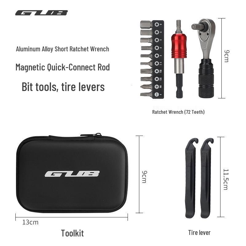 GUB Bicycle Repair Kit: Multi-Functional Tool Set for Road & Mountain Bikes