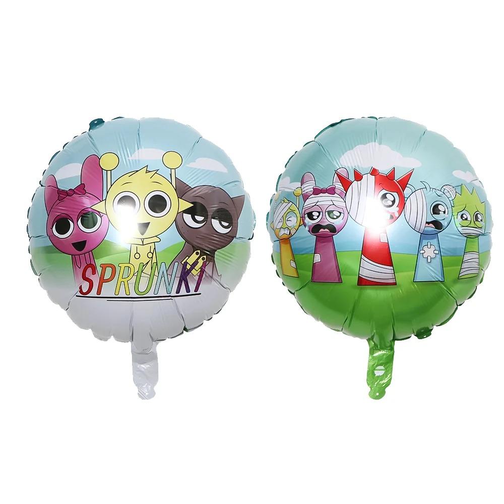 Cartoon Sprunki Birthday Party Decoration Sprunki Game Set Tableware Tablecloth Paper Cup Plate Party Decoration Supplies Gift