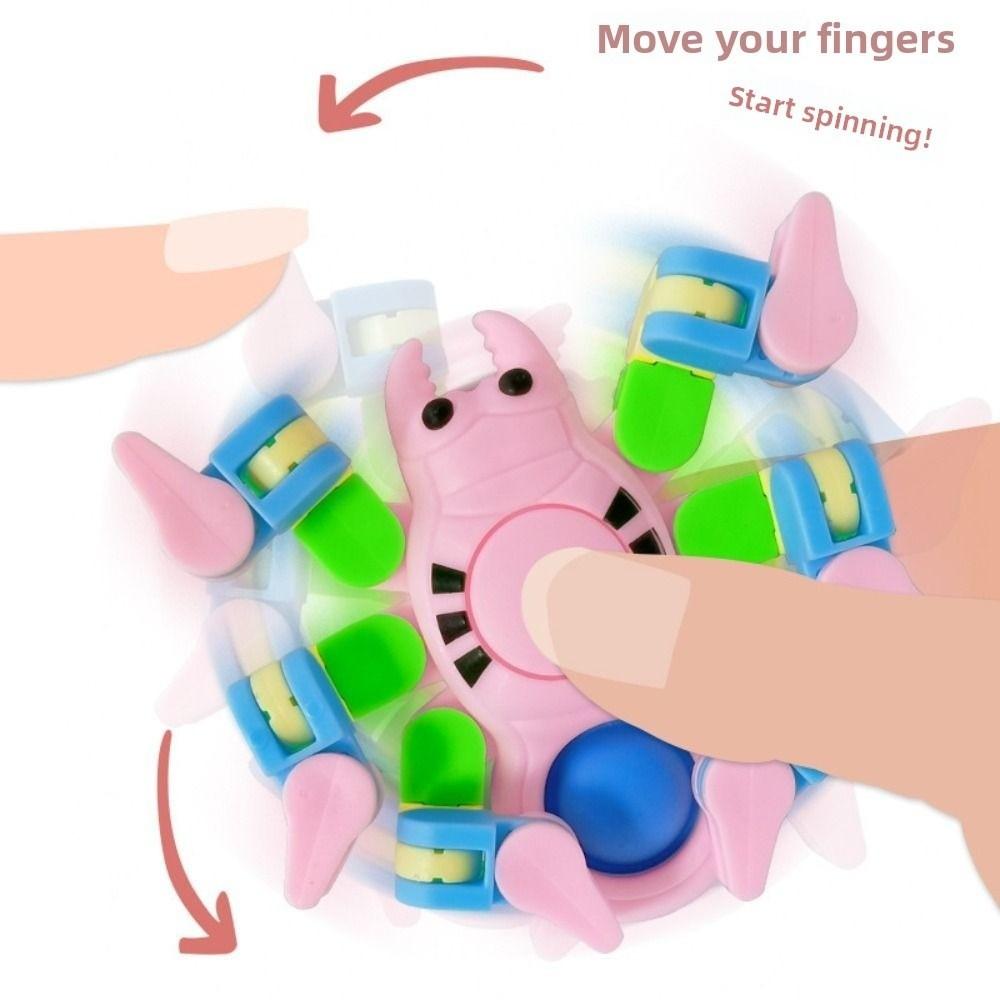 10pcs/set Cartoon Animals Transform Wacky Track Spinner Fidget Spinner Toys  Fingertip Toys