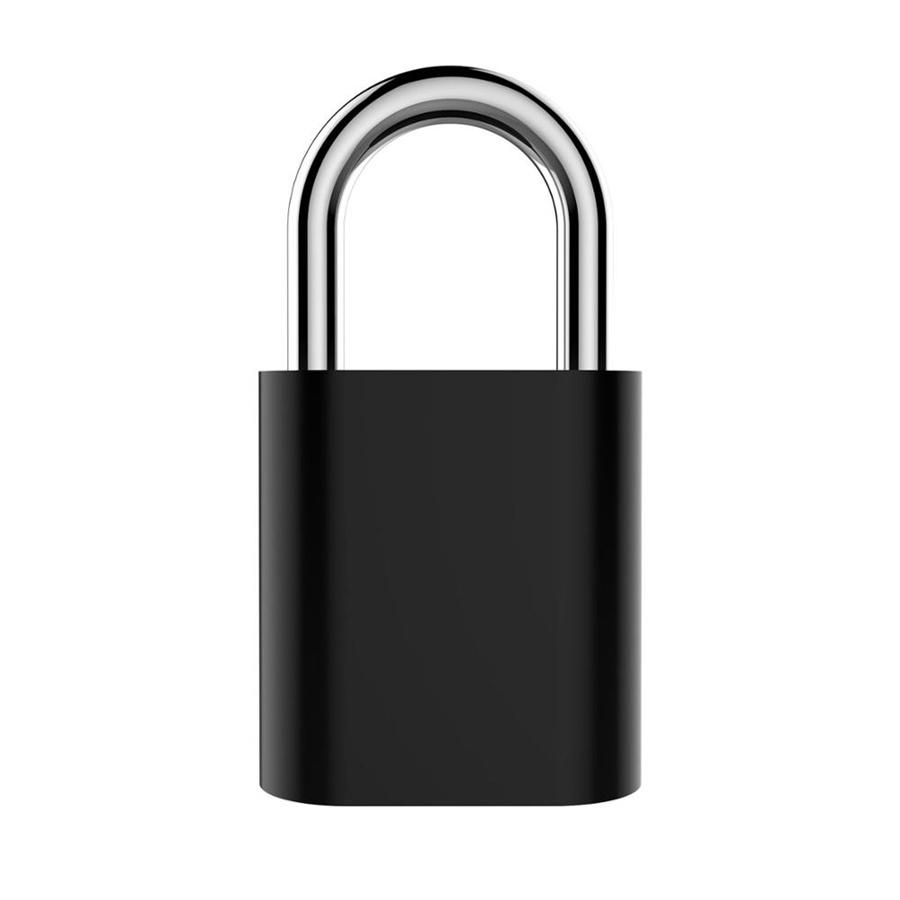 USB Rechargeable Smart Fingerprint Padlock Mini Security For Locker Bag Suitcase