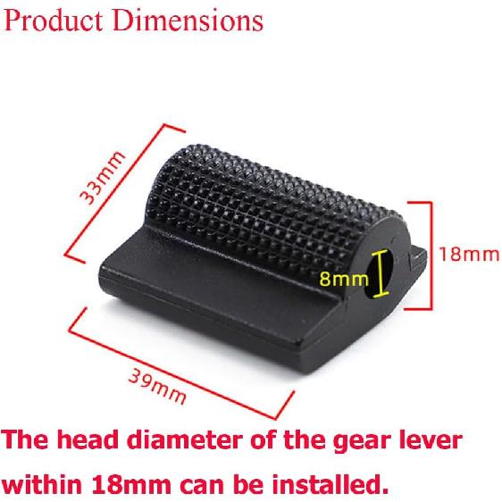 3 Pack Motorcycle Shift Lever Cover Shoes Grips Non Slip Rubber Pads Sleeve Shoe Protector for Yamaha Suzuki Motorcycle Gear Shifter Shift Lever Pegs