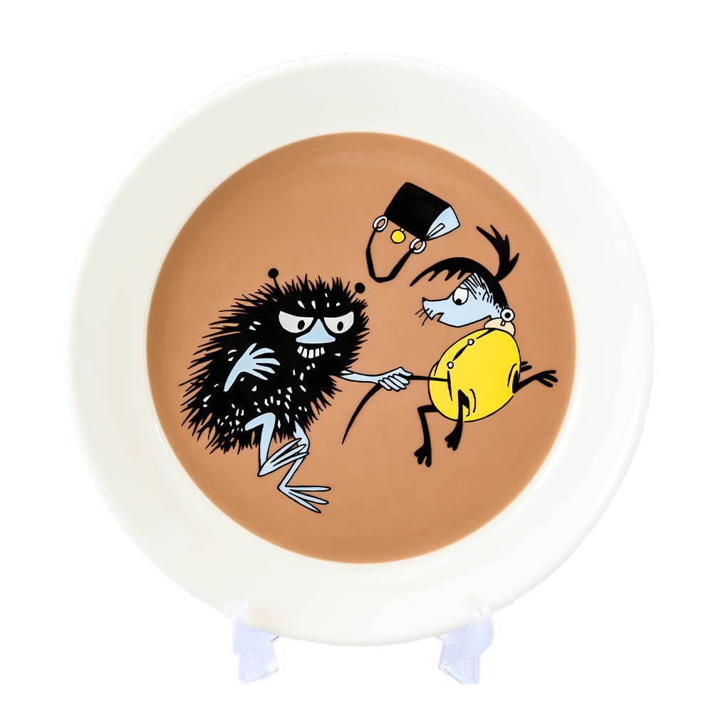 

Arabia Moomin Collection Stinky Brown 1062216 Plate, 19.5cm, [Used]