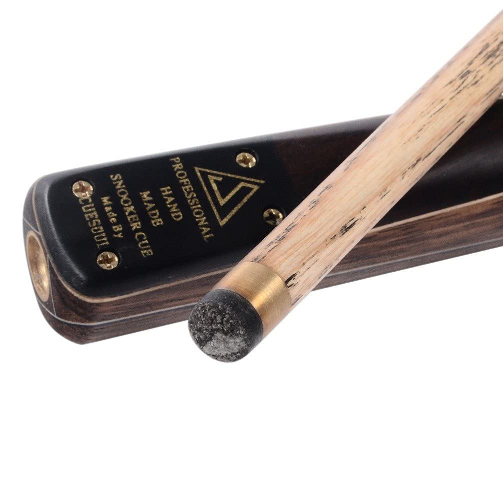 Black Scorpion Cuesoul Ručně vyrážené Jednodílné Snookerové Tágo Černé Pouzdro na Tágo Nástavec na Tágo 57", Palisandr, 3/4 + +