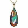 Natural Opal CERTIFIED 31 Ct 925 Sterling Silver Pear Cut Gems Pendant For Gift