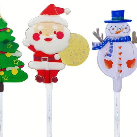 Christmas Tree Lights Solar Stake Lamp Animated LED Lawn Decor Soft Warm Lighting for Garden Path Holiday Display Lights
