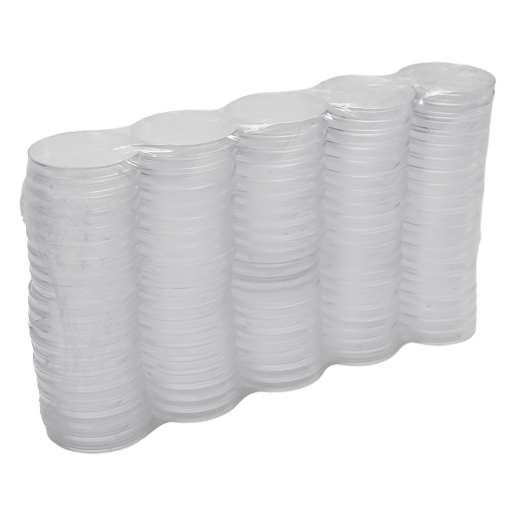 Organizer do przechowywania w domu Kapsułki na monety Pudełka na monety 100 szt. 39 mm Kolekcja monet Pudełko do przechowywania monet Plastikowe Przezroczyste