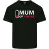 Mom 3 Kids Funny Mother's Day Cotton Mens T-Shirt - Men's Summer Cotton Graphic Tee
