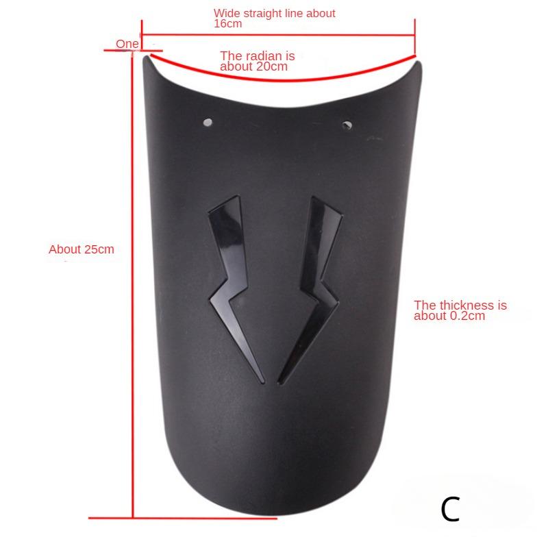 Motorcycle Lengthen Front Fender Rear AndFront Wheel Extension Fender Mudguard Splash Guard for Motorcycle Universal Accessories