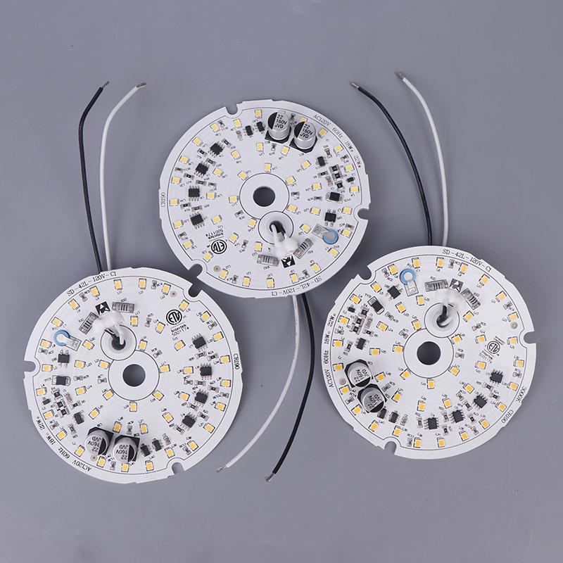 LED Stropní Ventilátor Světelný Kit 3000K/4000K/6000K Stmívatelné Kulaté LED Světelné Těleso Stropní Přisazené Světlo Náhradní Panel