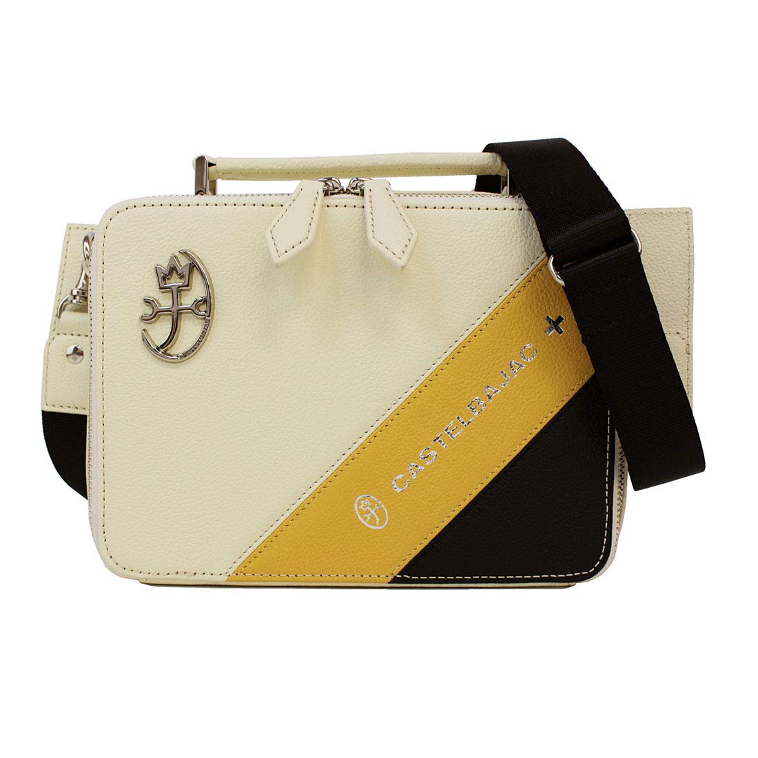Двухсторонняя мини-сумка через плечо Castelbajac, Милан, 099221, Белый